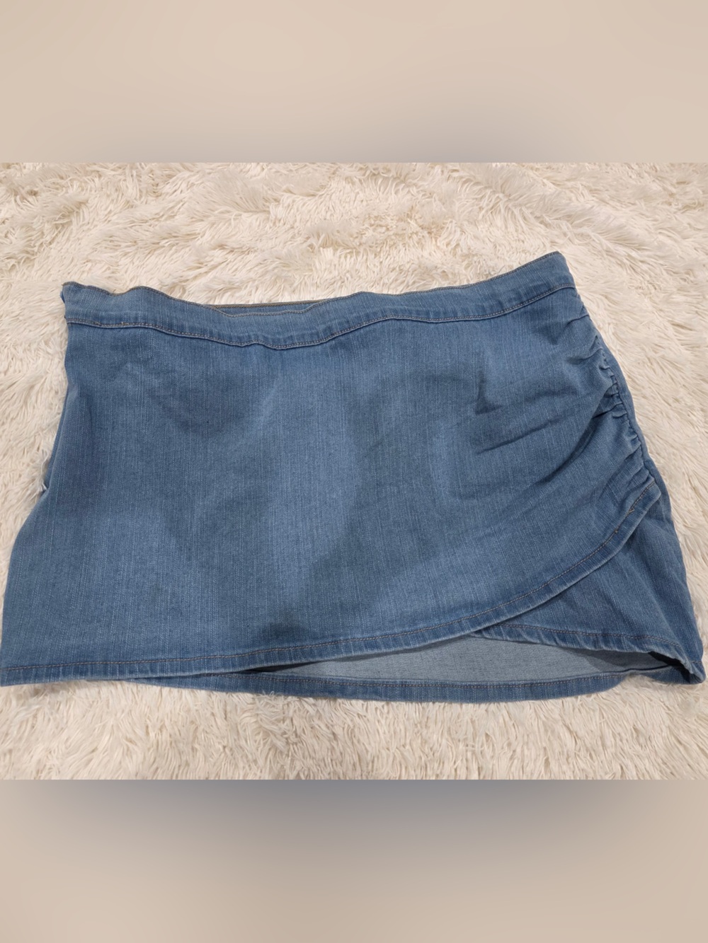 SHEIN Curve Light Blue Denim Skirt women’s size 24